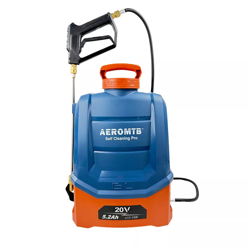 自動洗浄機能付き 15L ナップザック噴霧器