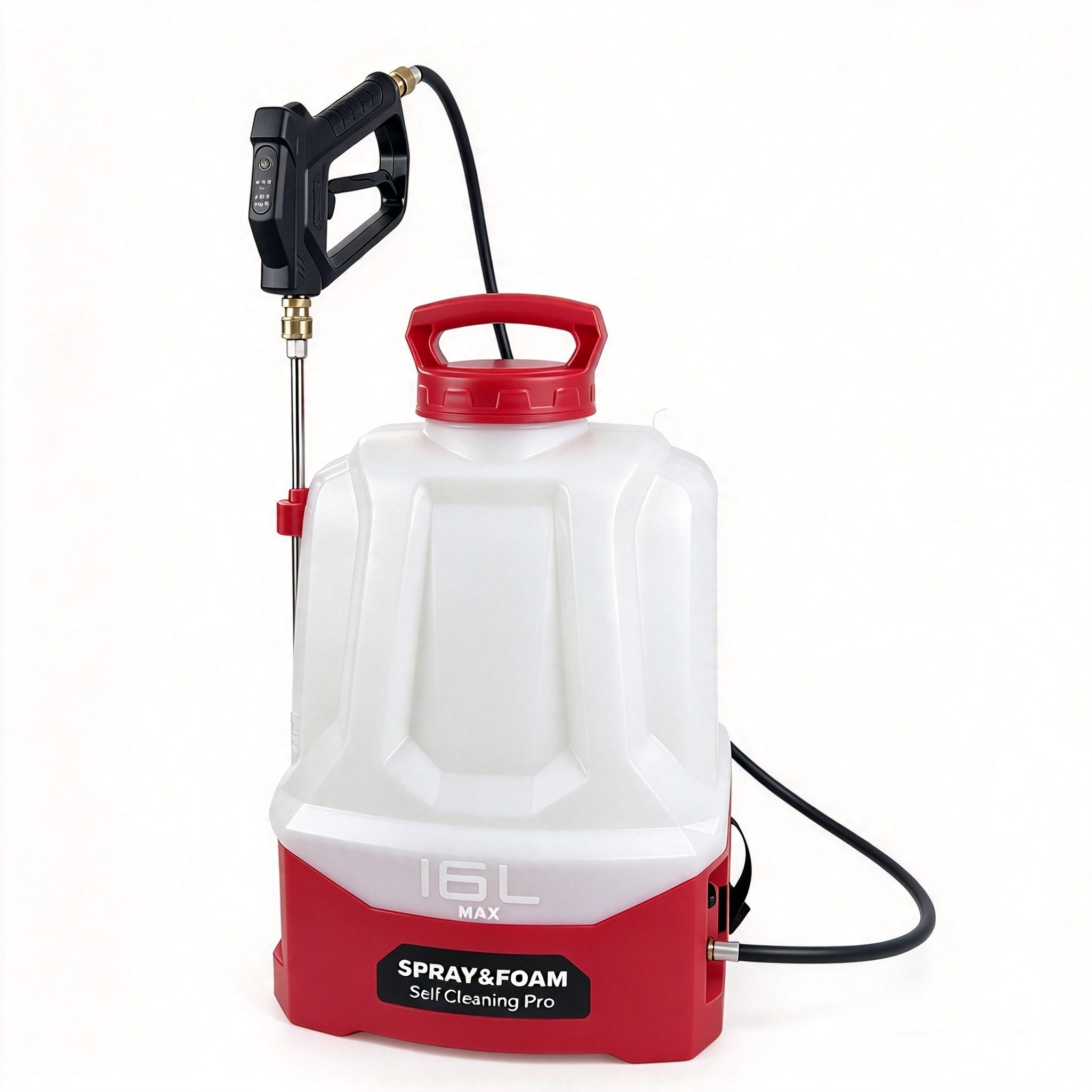 16L 3 in 1 ナップザックスプレー、発泡およびミスト機能付き