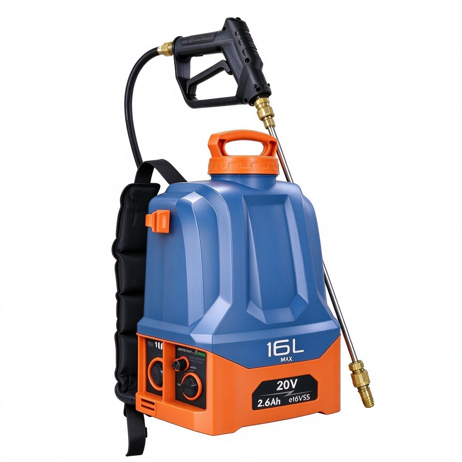 自動洗浄と可変速度を備えた 16L バックパック噴霧器