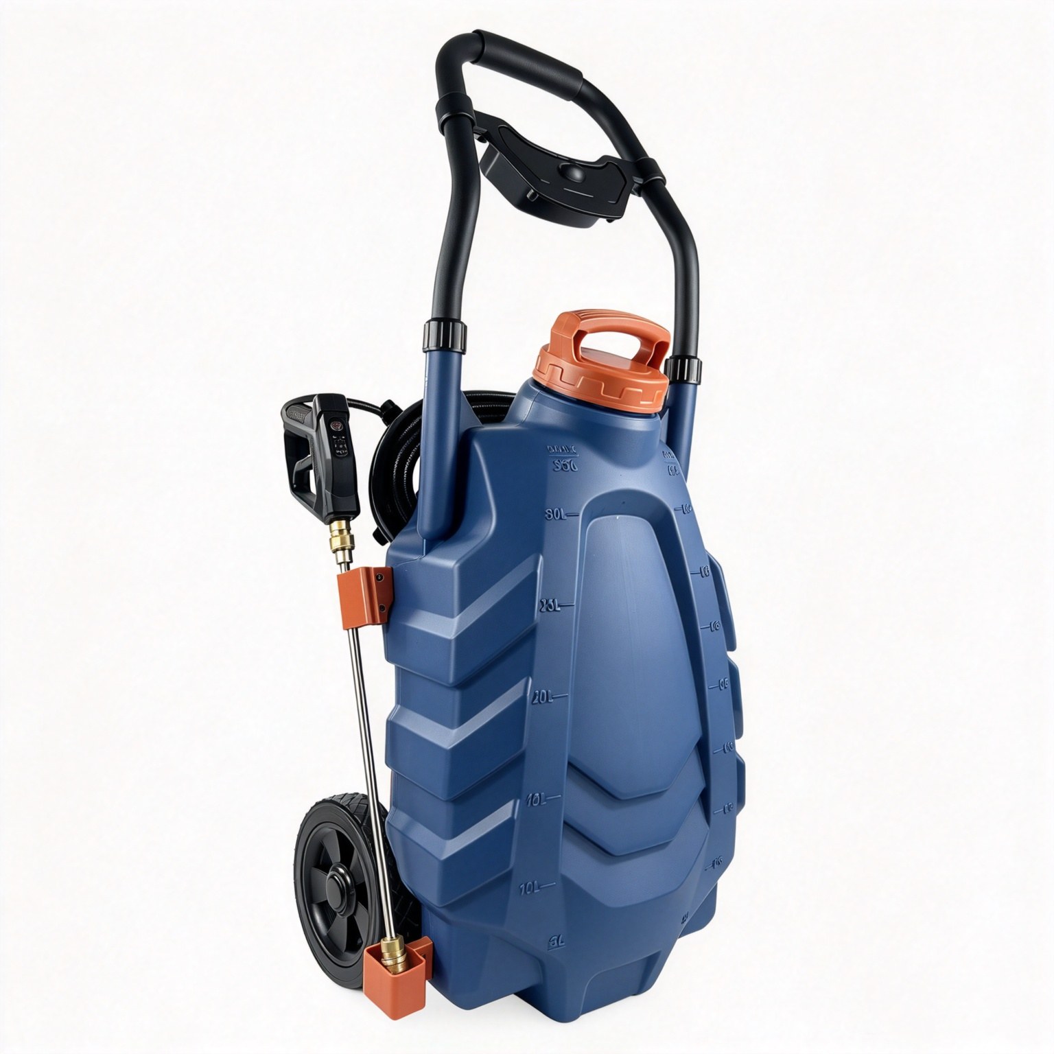 セルフクリーニング機能付き34Lローリングスプレーヤ