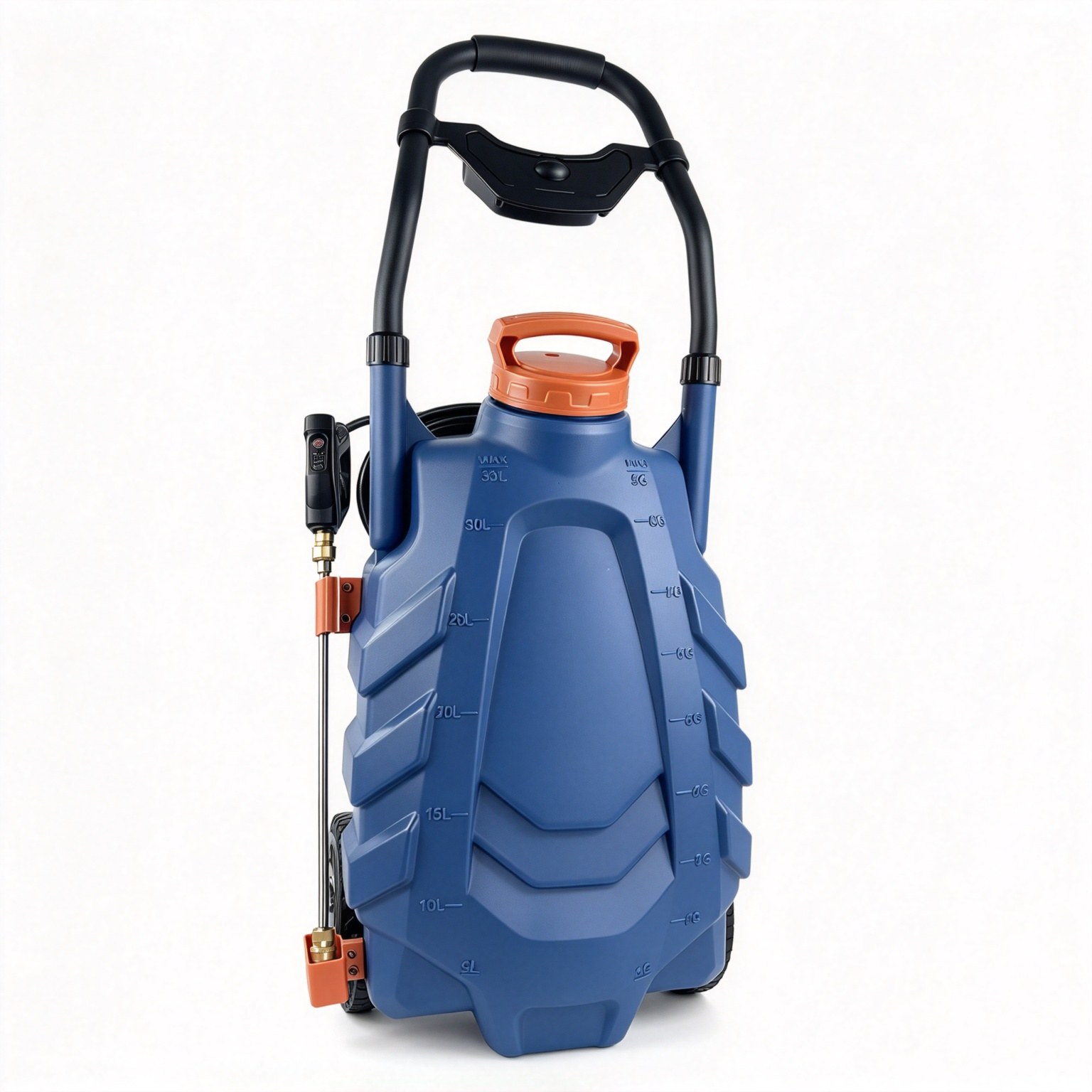 Bluetooth およびセルフクリーニング機能を備えた 34L トロリー噴霧器